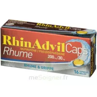 Rhinadvilcaps Rhume Ibuprofene/pseudoephedrine 200 Mg/30 Mg Caps Molle Plq Blanc Et Opaq/16 à EPERNAY