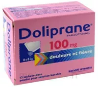 Doliprane 100 Mg Poudre Pour Solution Buvable En Sachet-dose B/12 à EPERNAY