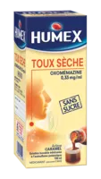 Humex 0,33 Mg/ml Solution Buvable Toux Sèche Oxomemazine Sans Sucre édulcorée à L'acésulfame Potassique Fl/150ml à EPERNAY