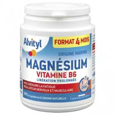 Alvityl Magnésium Vitamine B6 Libération Prolongée Comprimés Lp Pot/120 à EPERNAY