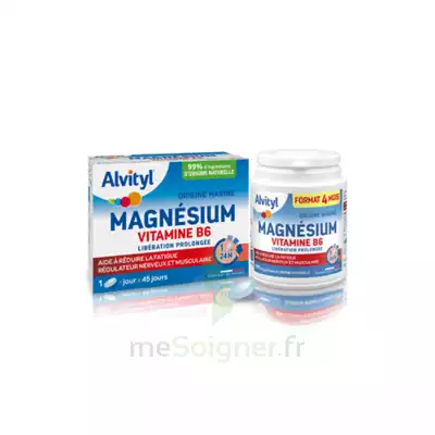 Alvityl Magnésium Vitamine B6 Libération Prolongée Comprimés Lp B/45 à EPERNAY